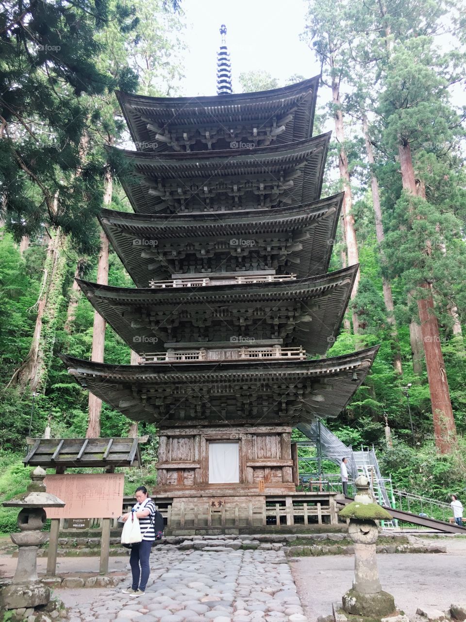 Japanese temple.