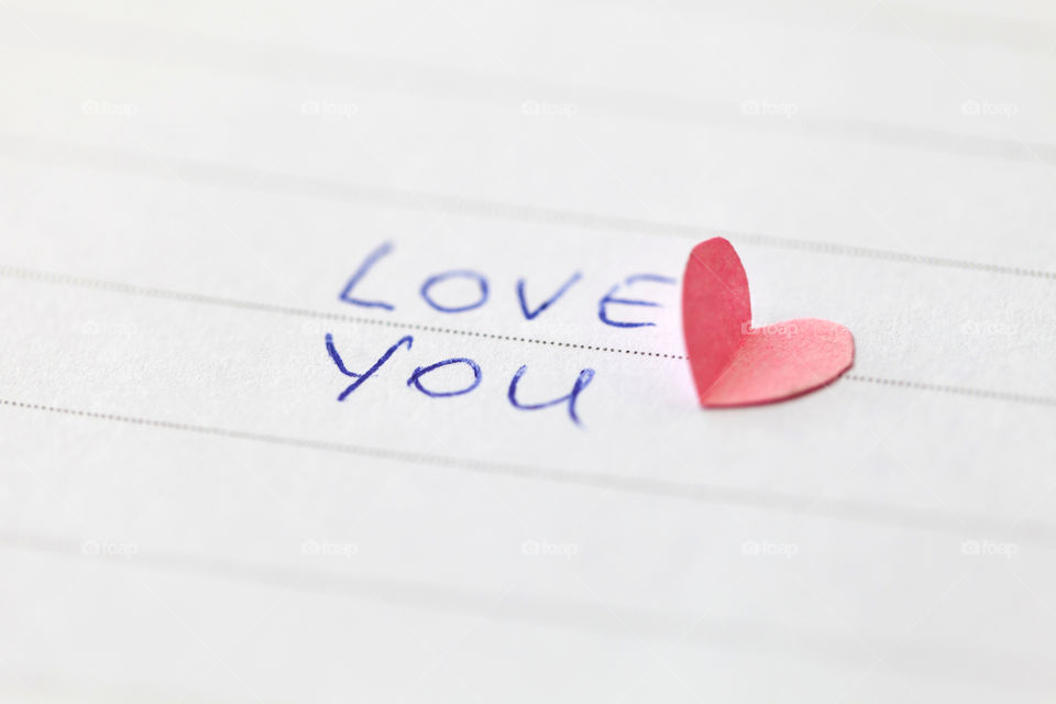 Love you note