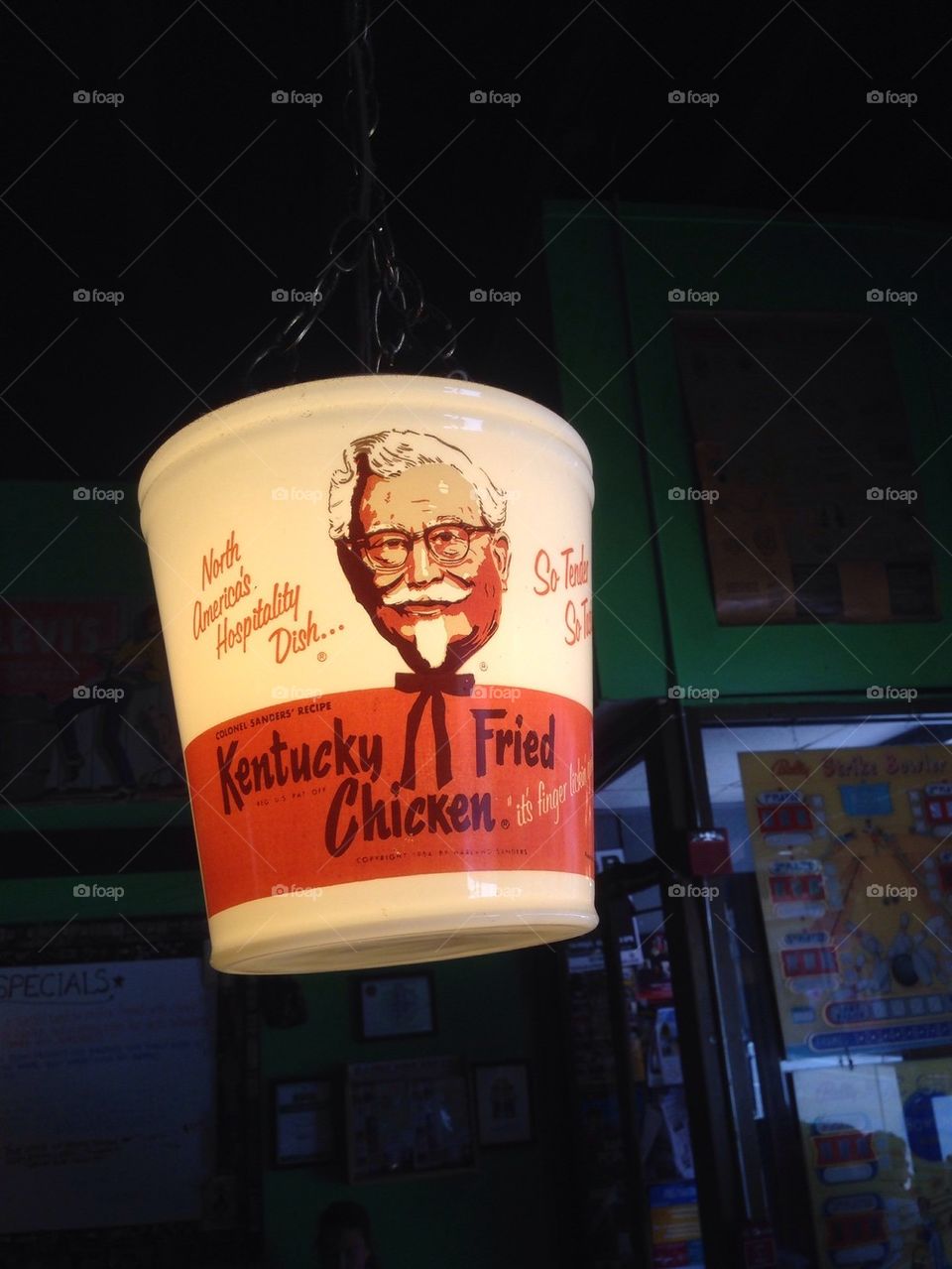 Vintage KFC light
