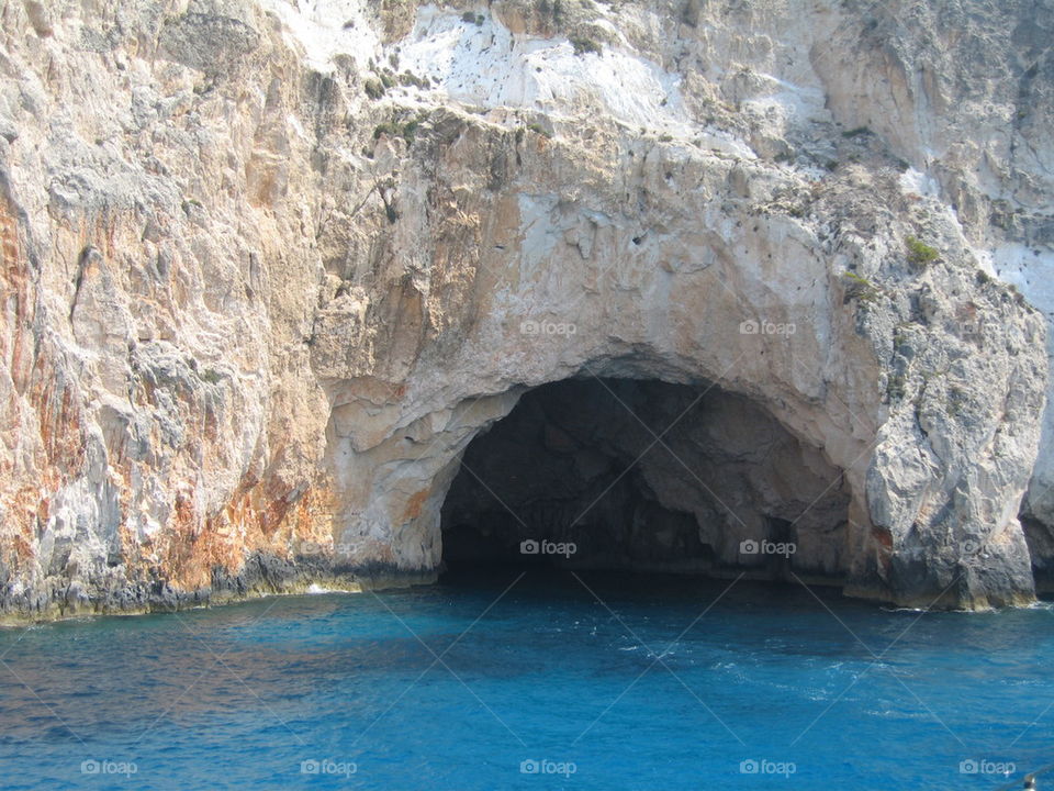 blue cave zakinthos