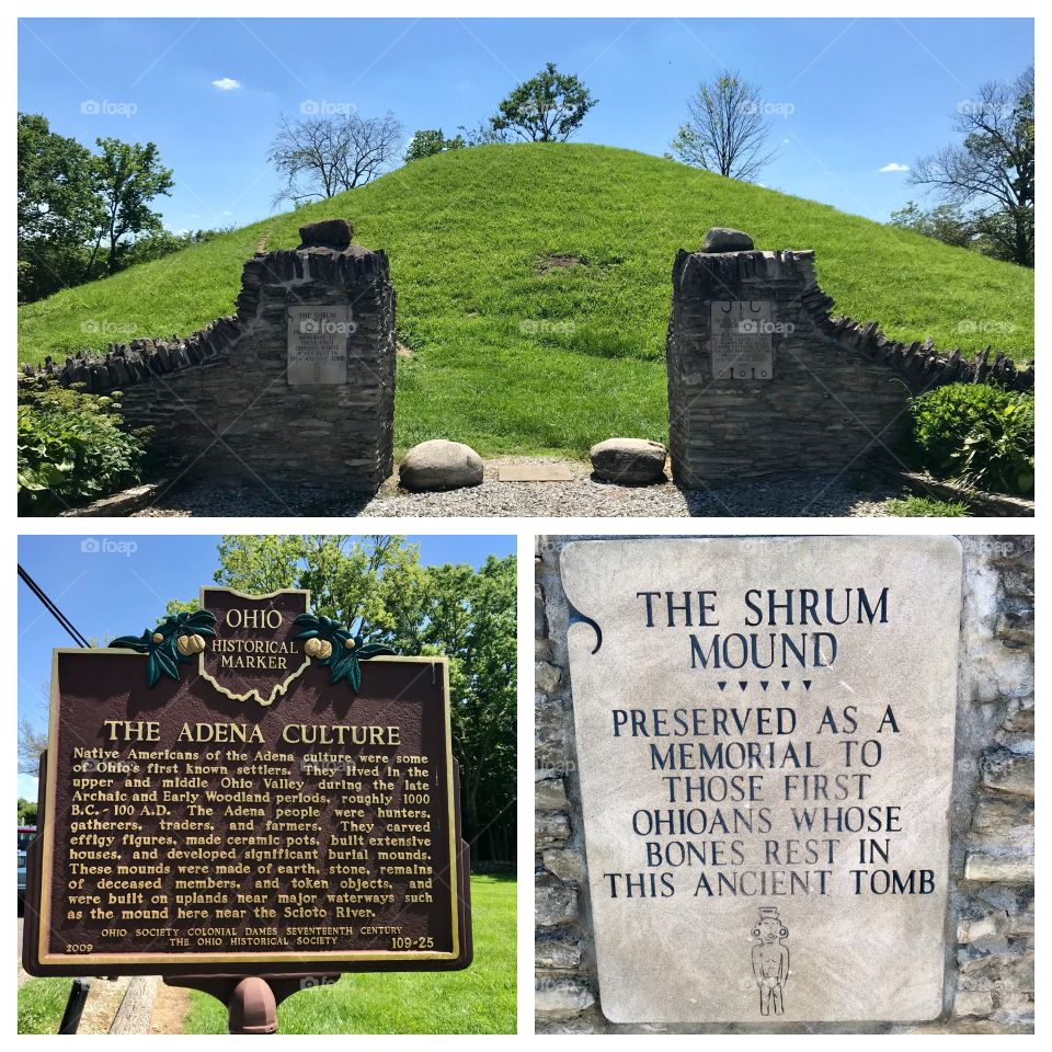Shrum Mound ancient burial grounds in Ohio 