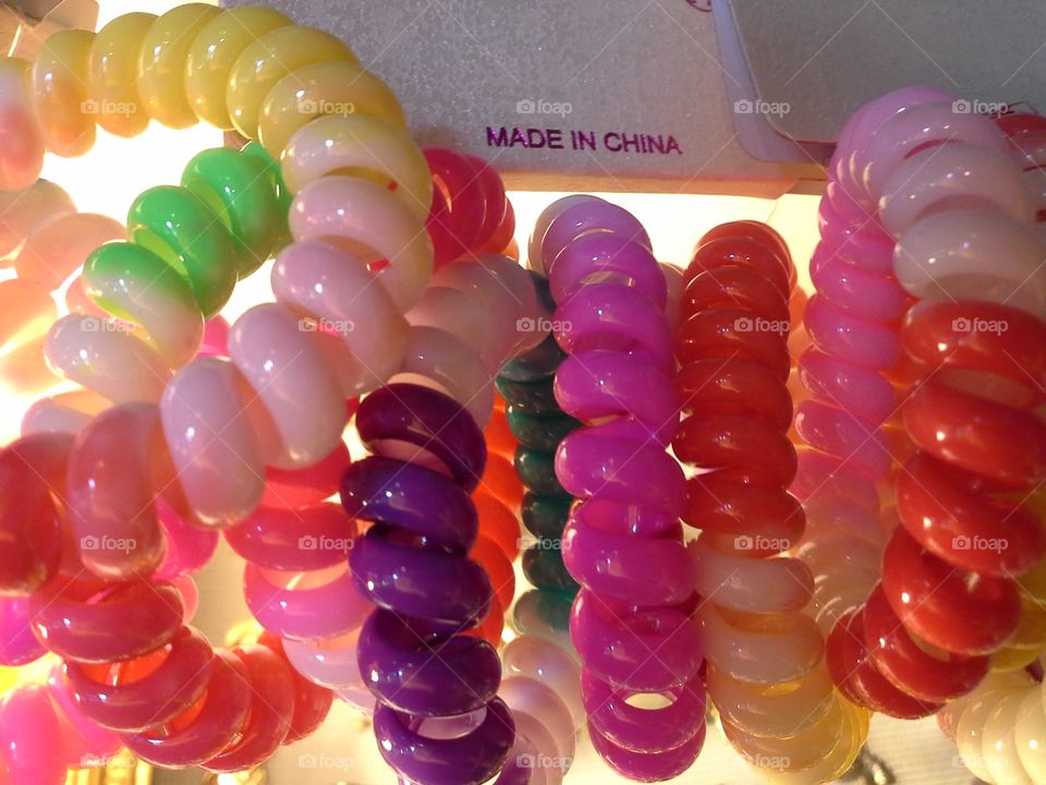 colorful. bracelets