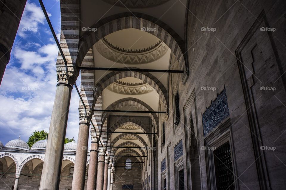 Pillars of the mosque