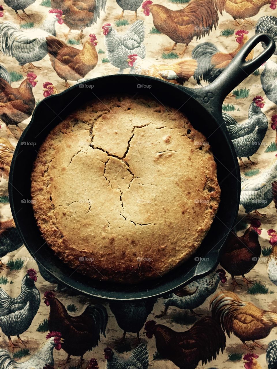 Sourdough Skillet Cornbread