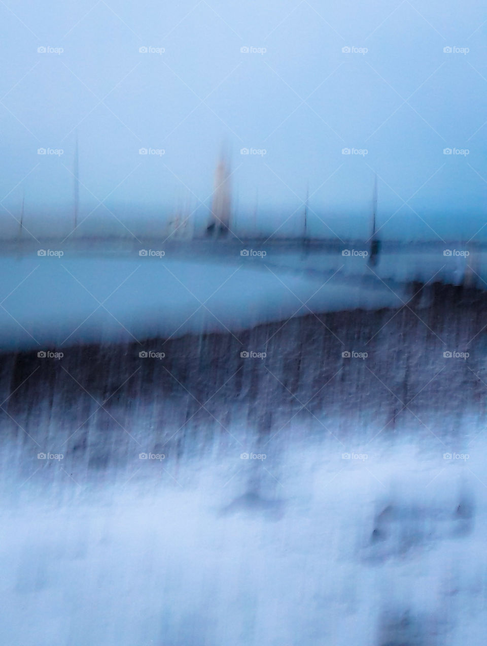 blurred by frostbite