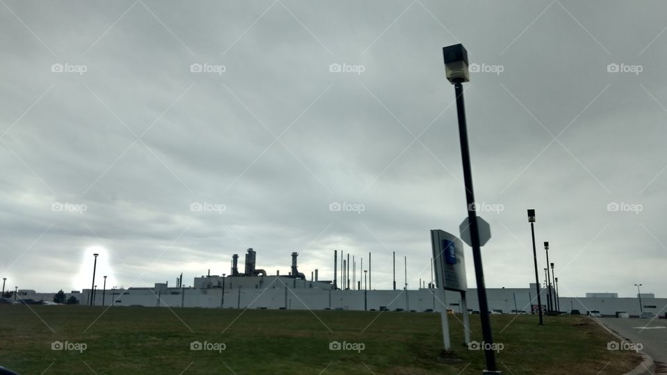 No Person, Pollution, Industry, Sky, Energy