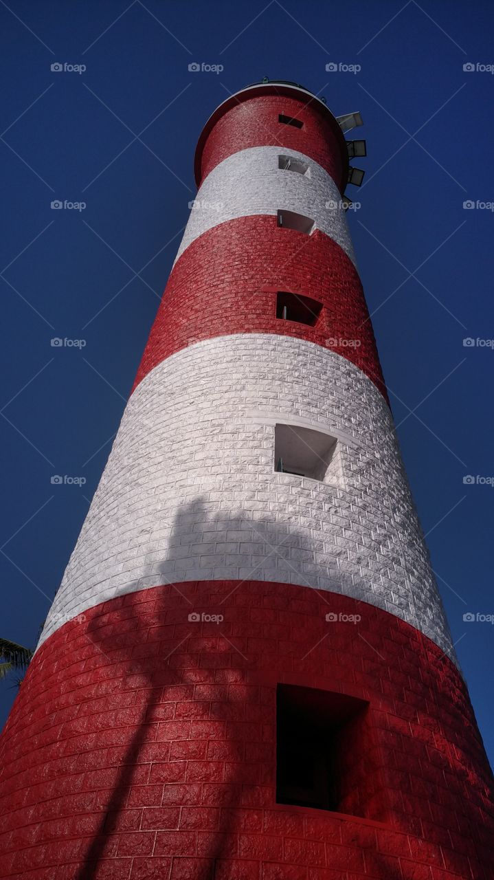 No Person, Lighthouse, Flag, Signalise, Architecture