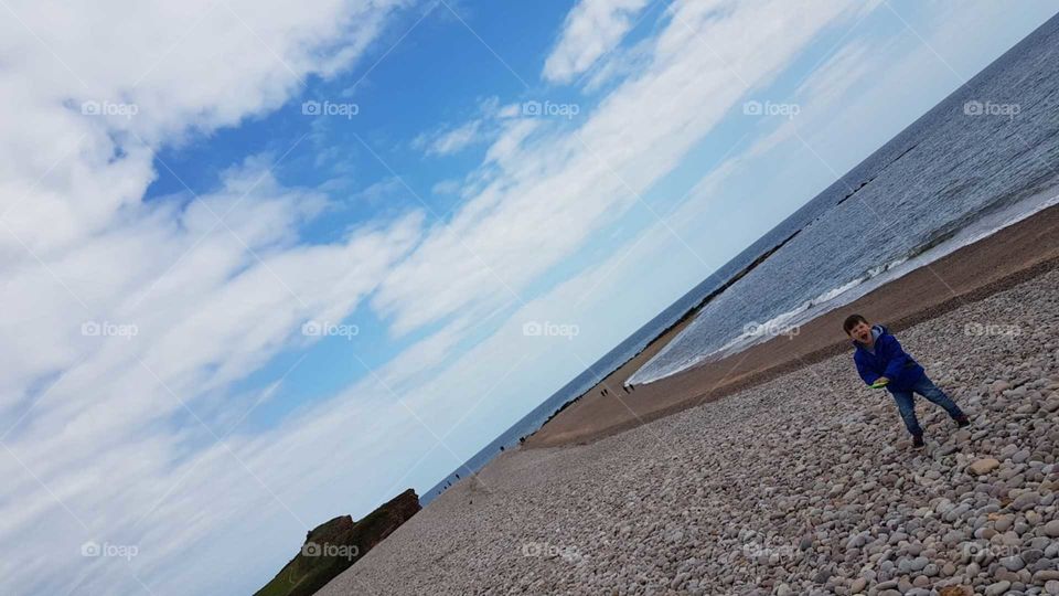 Budleigh beach devon