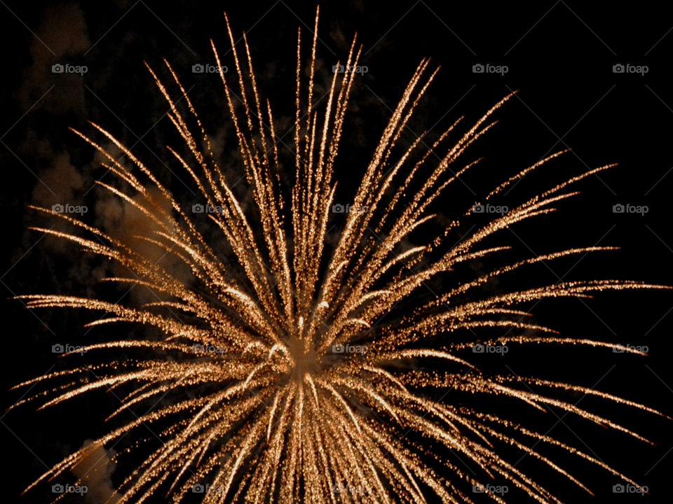 Here, over the Gulf of Mexico, a barrage of missiles designed to explode in a controlled way explode with brilliant red, orange, yellow, green, blue and purple colors! Thousands of people across the United States will be celebrating Independence Day on July 4th by  attending firework displays! 