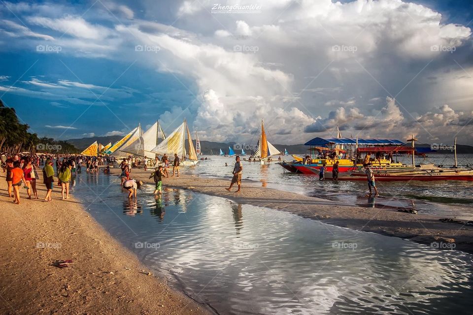 Boracay beach - summer time