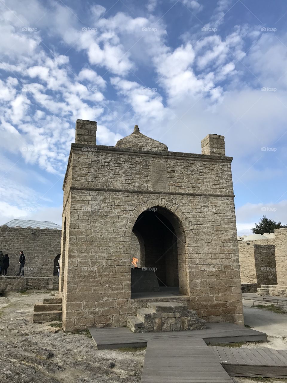 Azerbaijan Atashgah, tempel of fire