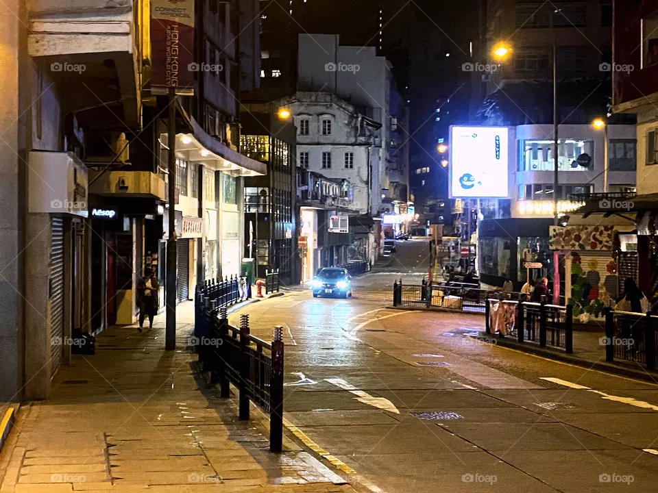 Night street view
