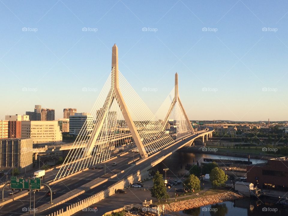 Zakim Bridge Sunrise - Boston