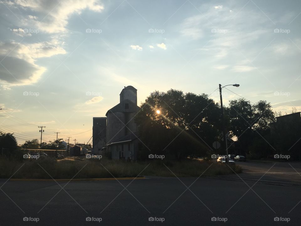 Landscape, Sunset, Light, No Person, Building