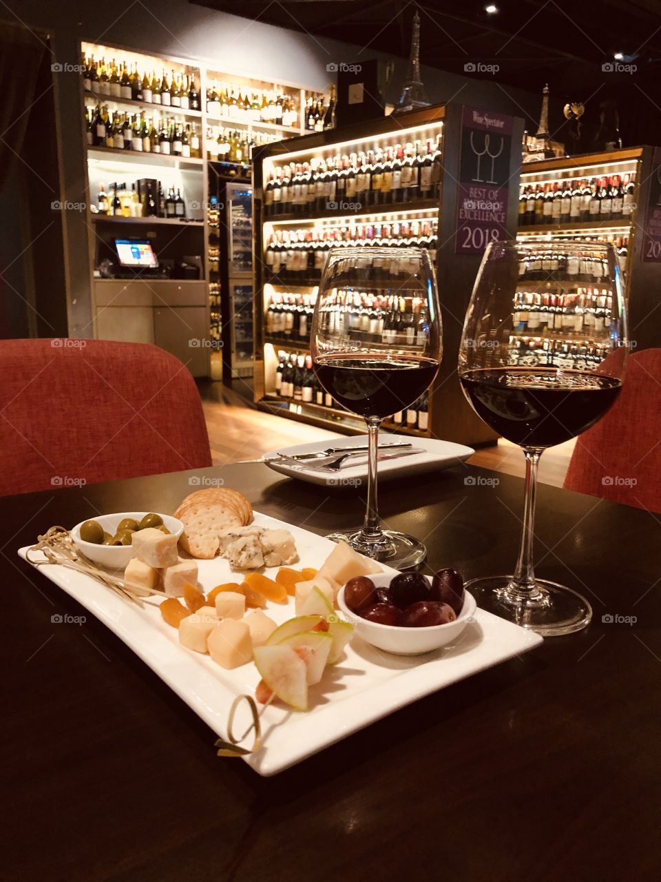 Wine & cheese platter 