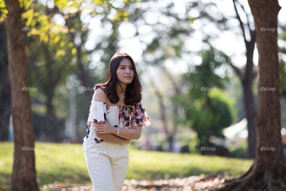 Girl in the park 