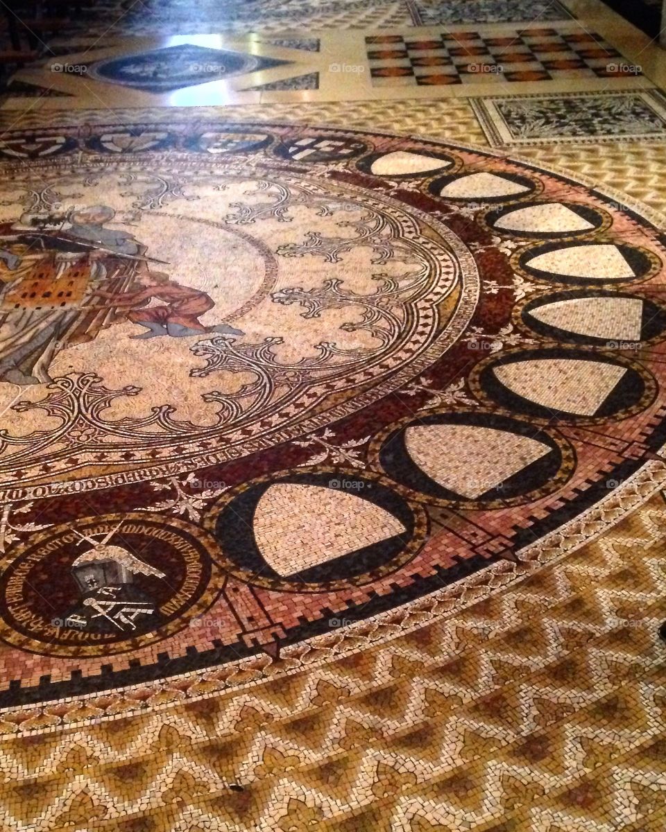 Cathedral Tile Floor. It took over 600 yrs to build the Cologne Cathedral in Germany, and it's all in the details. Tile floor before the altar
