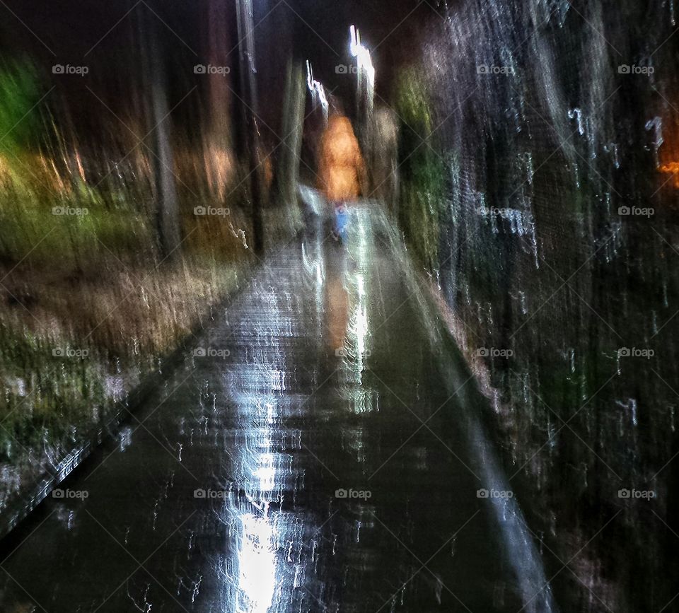 Running in Rain