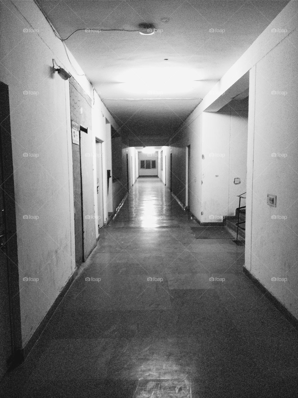 Hostel corridor