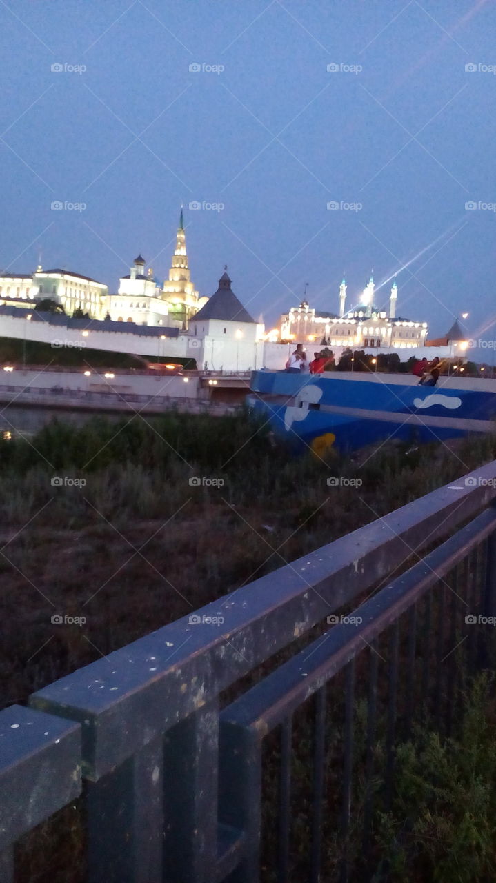 Kazan in evening