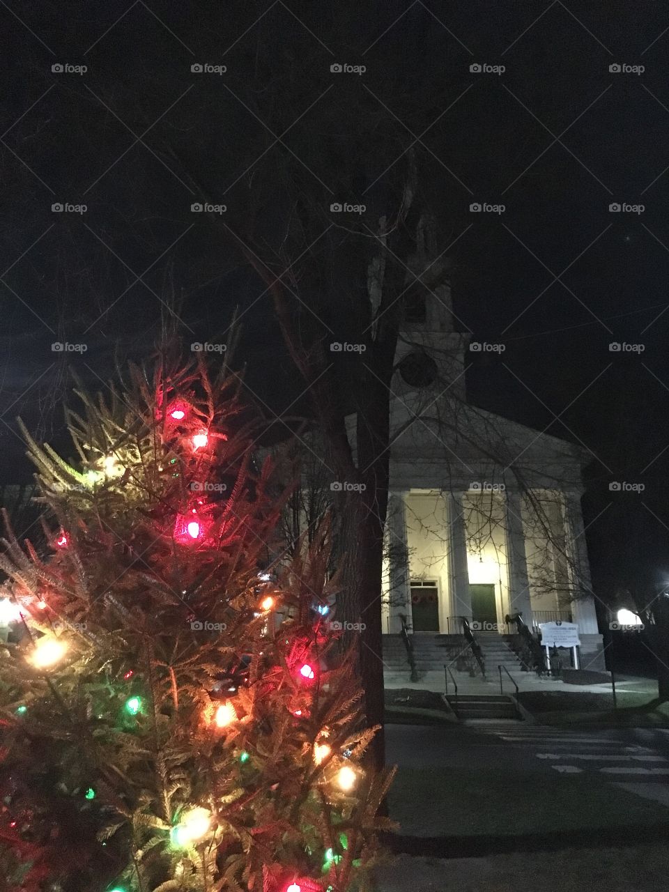 Christmas time in New Milford, CT