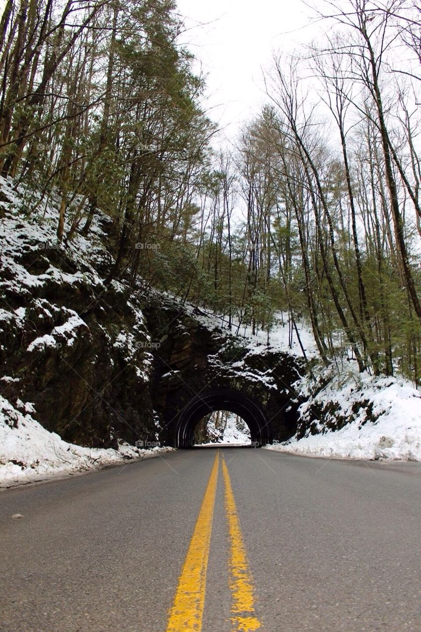 Snowy Tunnel