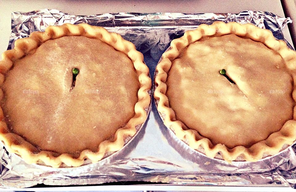 Are they ready yet? . Can't get better than homemade chicken pies!  Special dinners mission