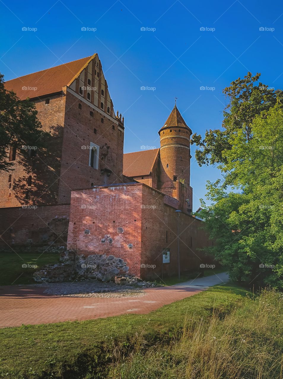 Castle in Olsztyn, Poland