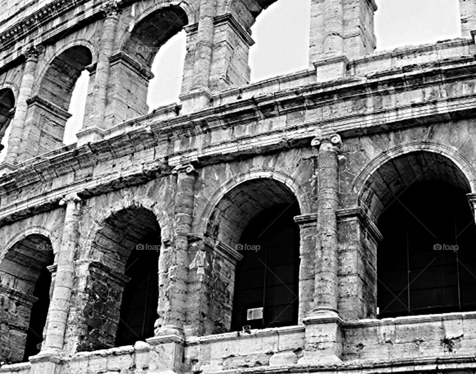 Colosseum in Black and White