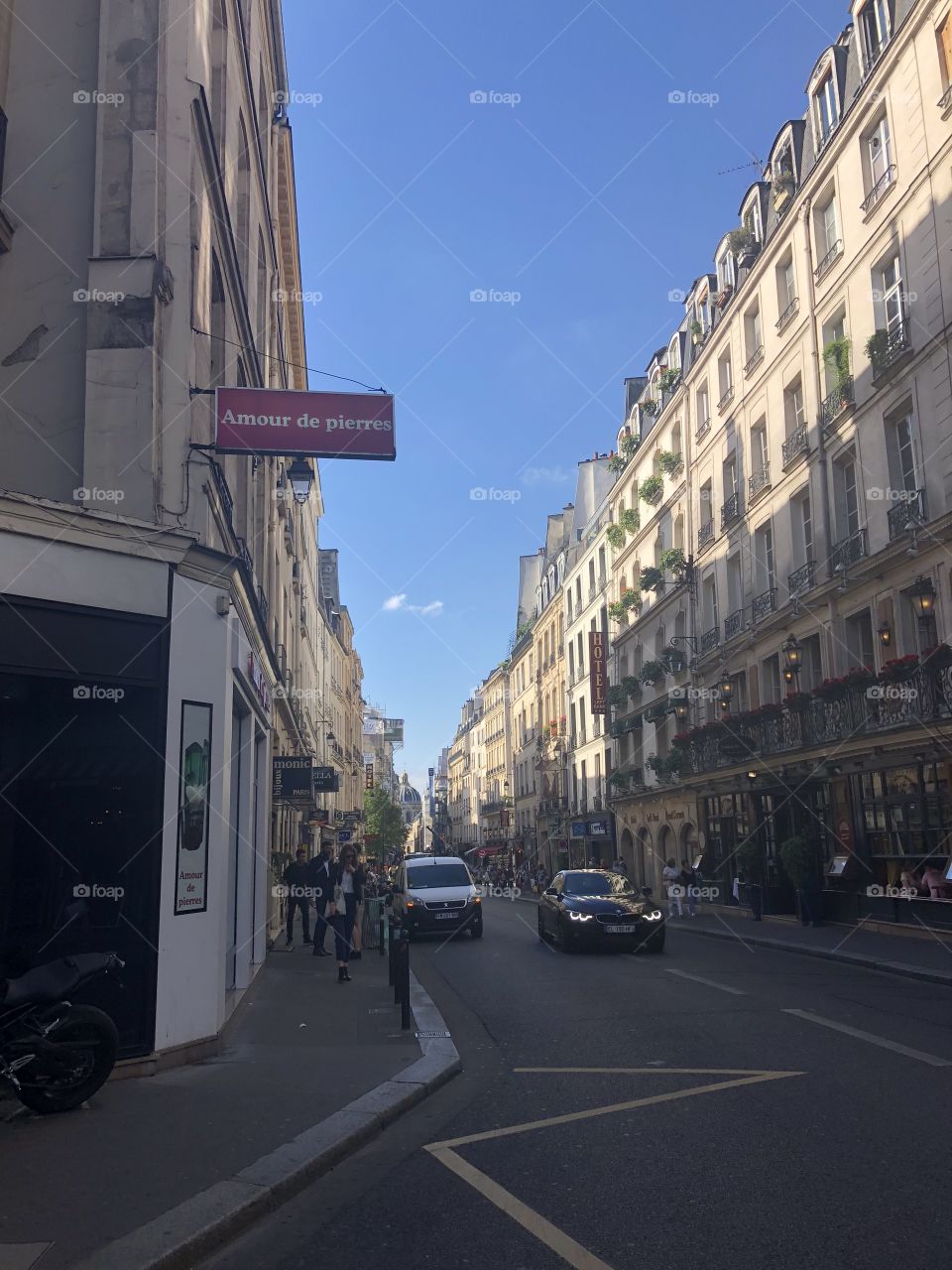 street in Paris France 