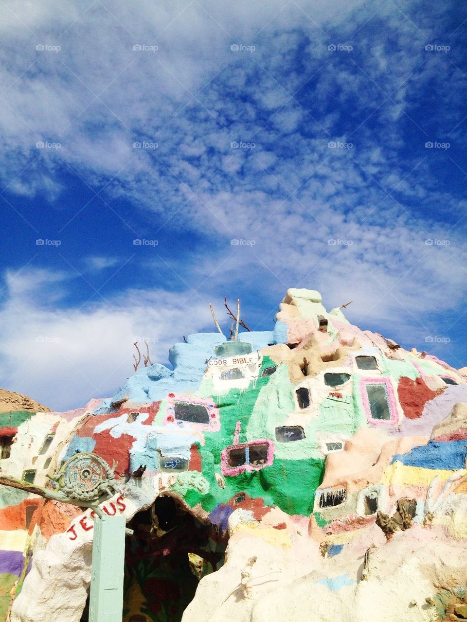 Salvation mountain
