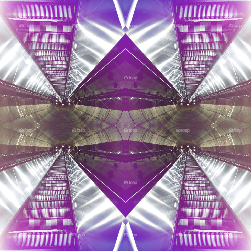abstract escalator