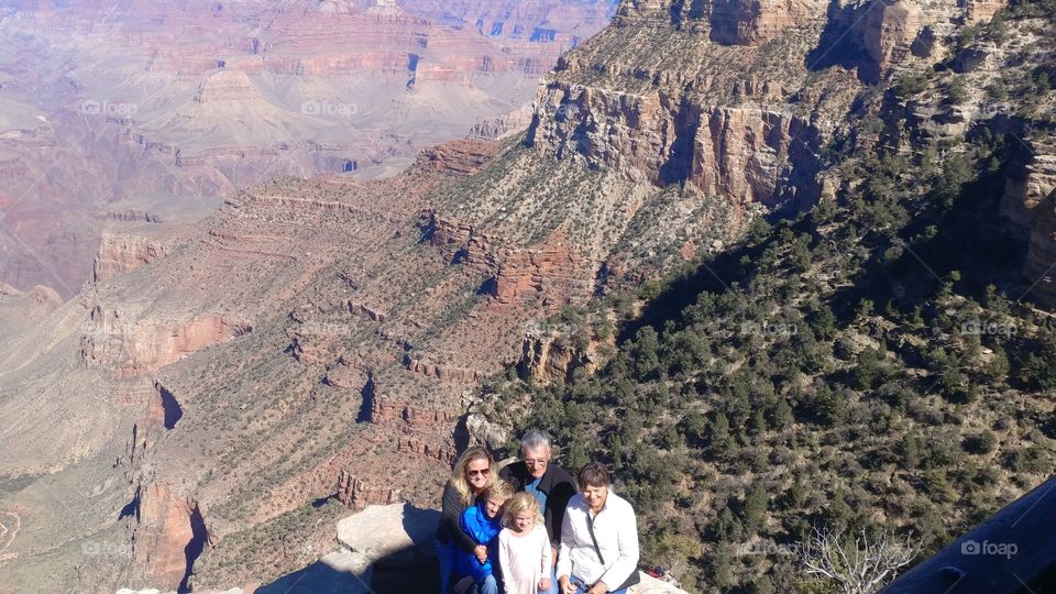 Grand Canyon trip. Me and my husband