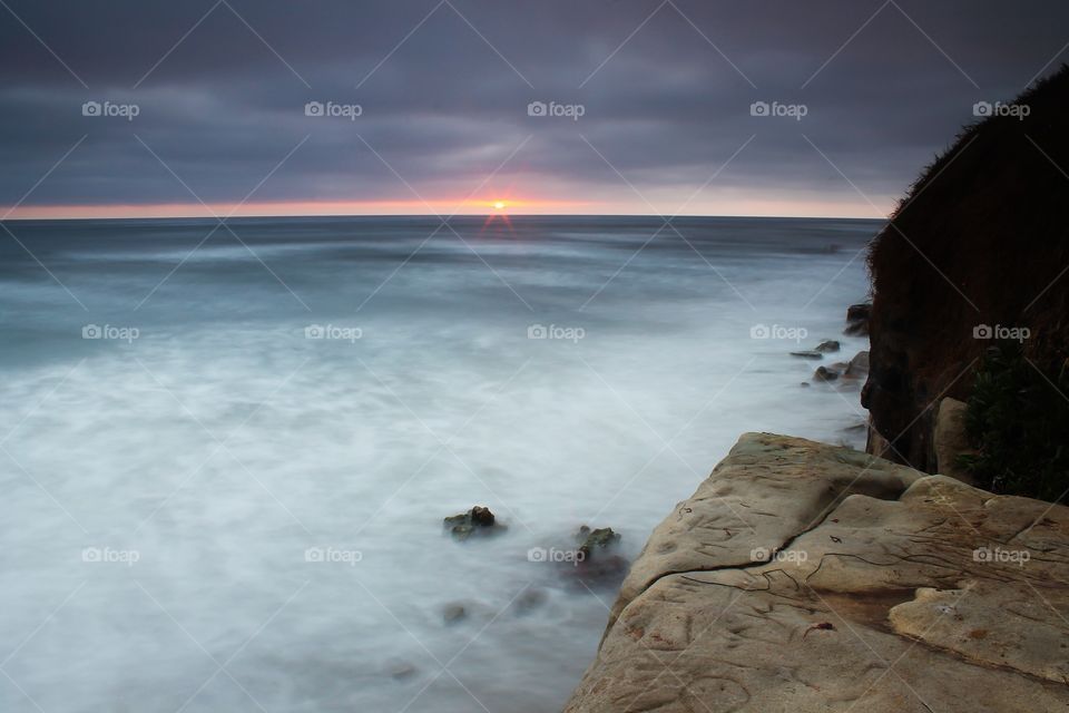 Stolen sunset. The clouds decided to photo bomb my sunset, but it made  for beautiful soft light. 