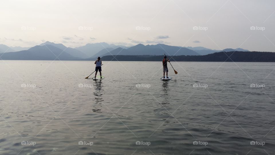 calm day on the water