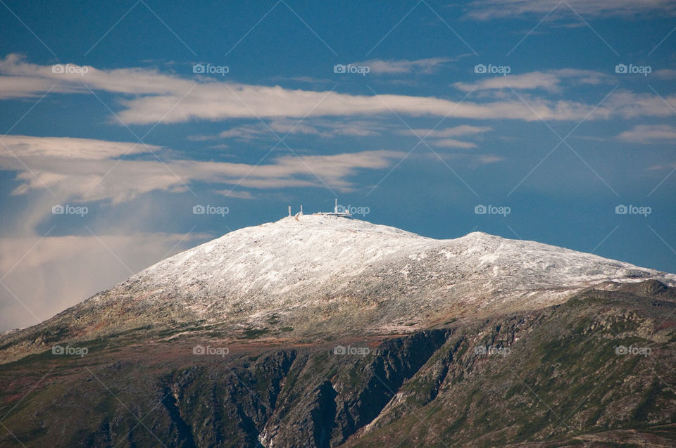 The summit of Mount Washington New Hampshire