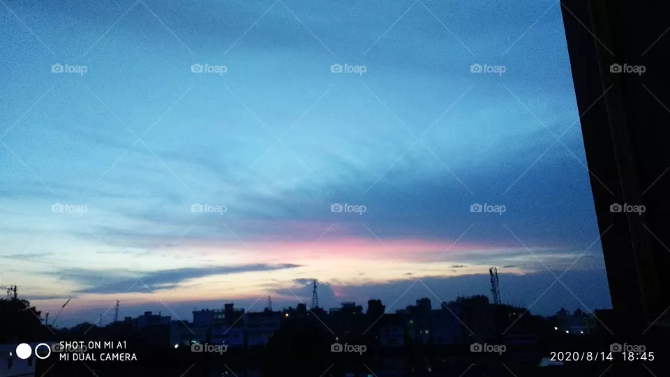 colourful evening