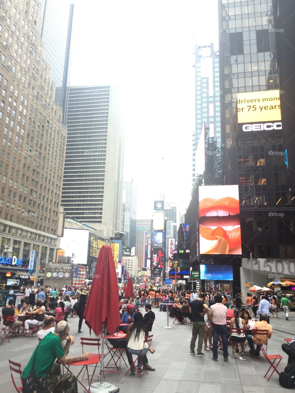 Times Square. An image of Times Square