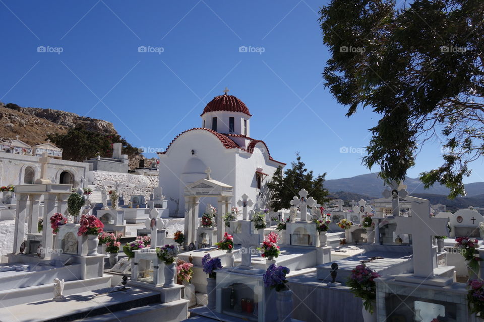 Lovely church and cemetery 