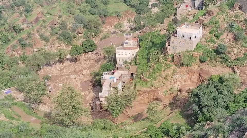 Glory be to God, the magnificent and picturesque view and the natural green trees are a view that is nothing more wonderful than it