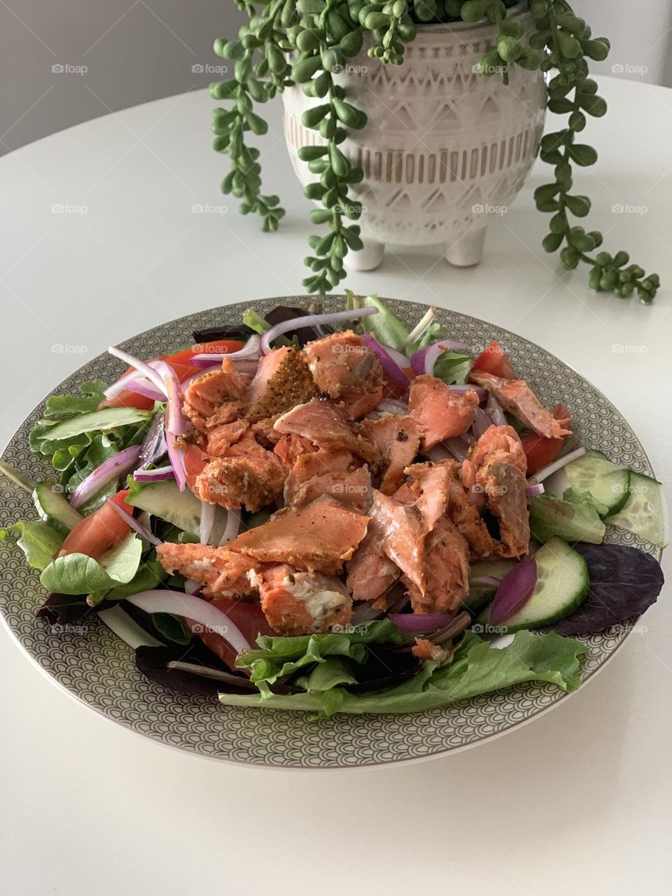 Salmon salad