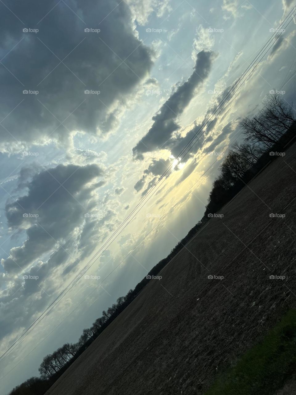 A beautiful evening sky