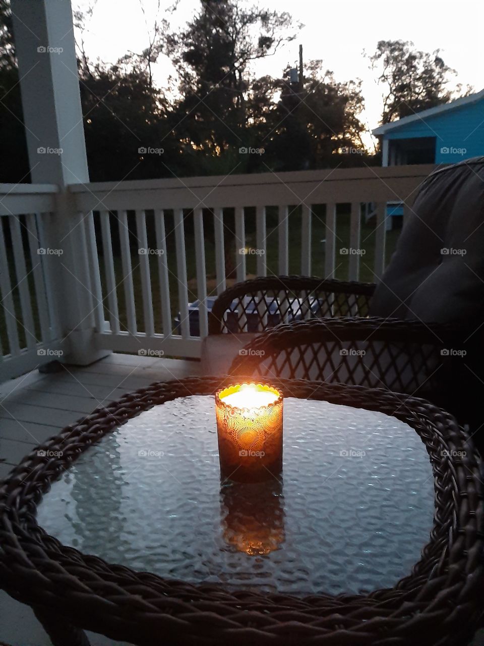 evening candlelight