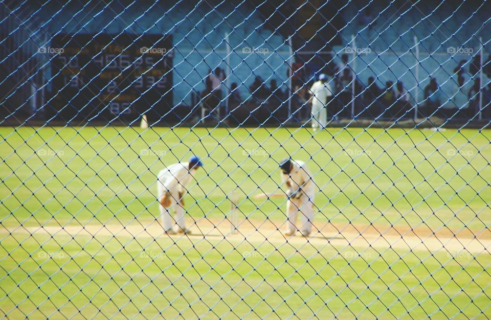 Cricket is played in India