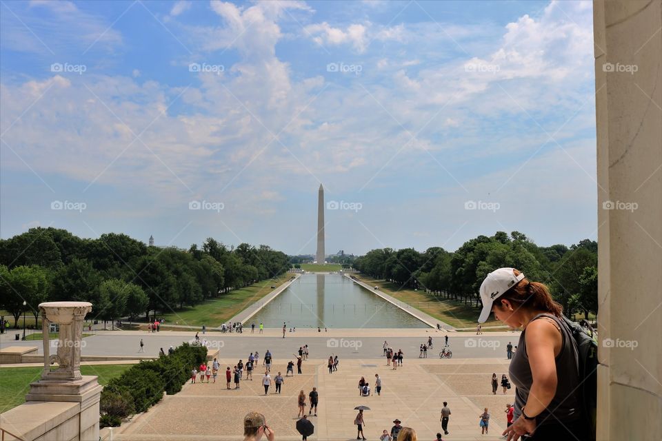 Washington memorial.