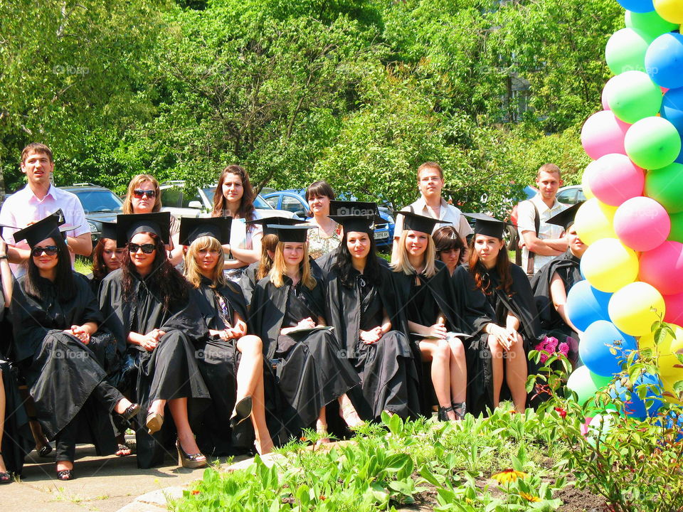 Kiev students graduates