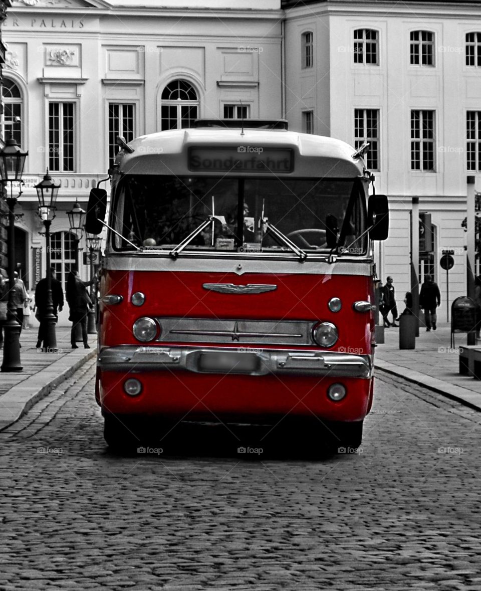 red bus