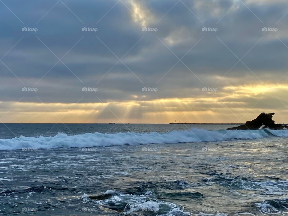 Sunset on Cameo Shores Beach 