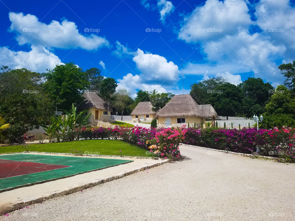 Bacalar Lagoon Resort is a little thatched boutique hotel paradise