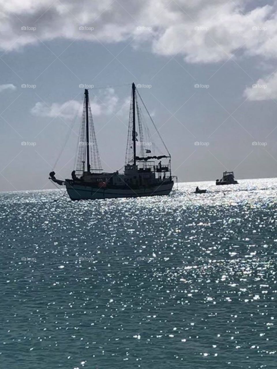 Sailing in the Bahamas 